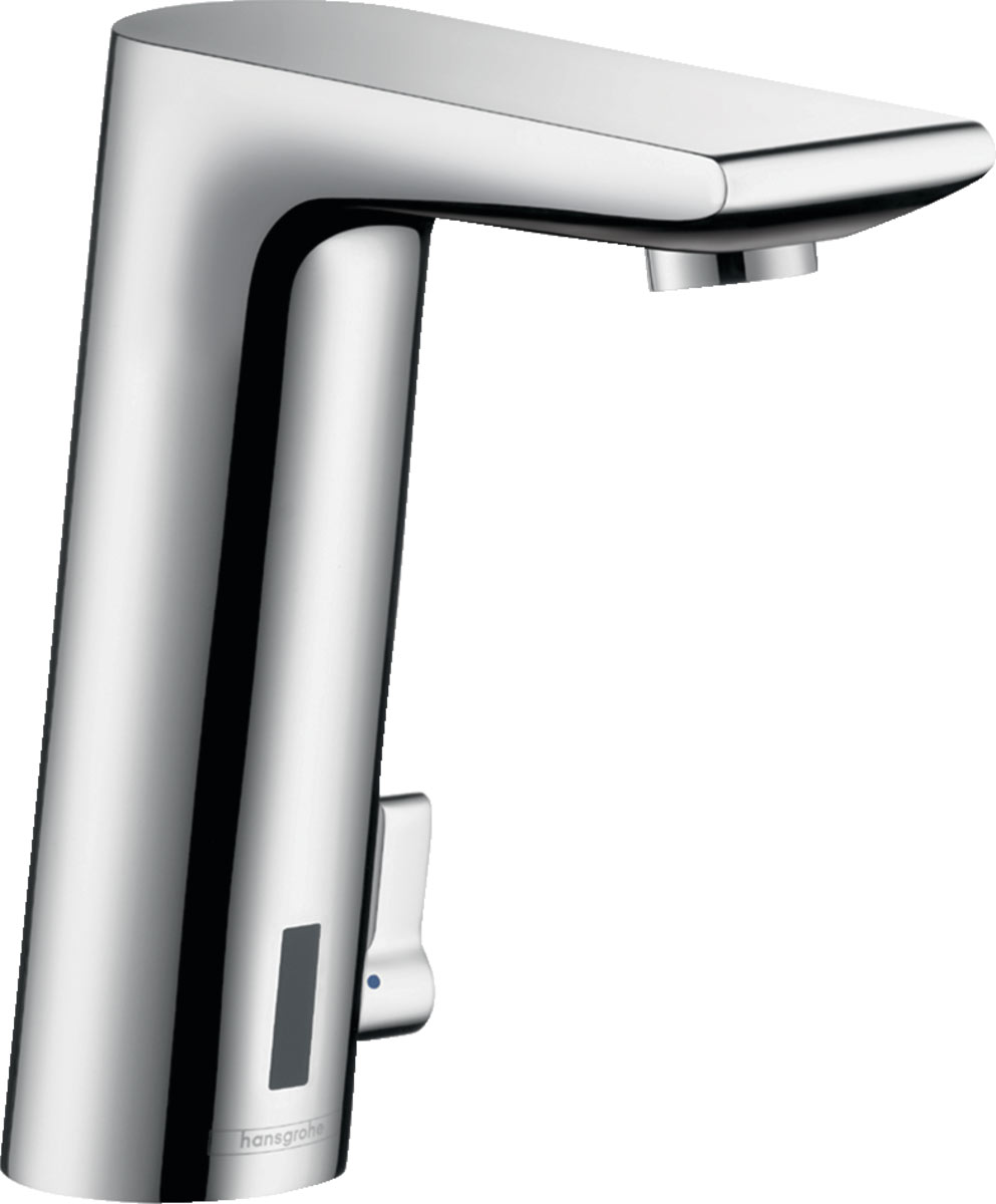 Hansgrohe Metris S Elektronikus mosdócsaptelep hőmérséklet szabályozással, 230 V-os hálózati csatlakozással 