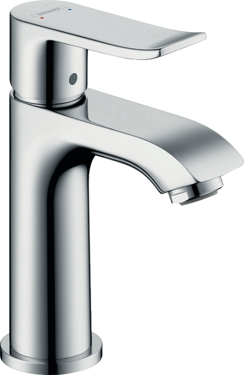 Hansgrohe Metris Egykaros mosdócsaptelep 100 kézmosókhoz, lefolyógarnitúra nélkül 