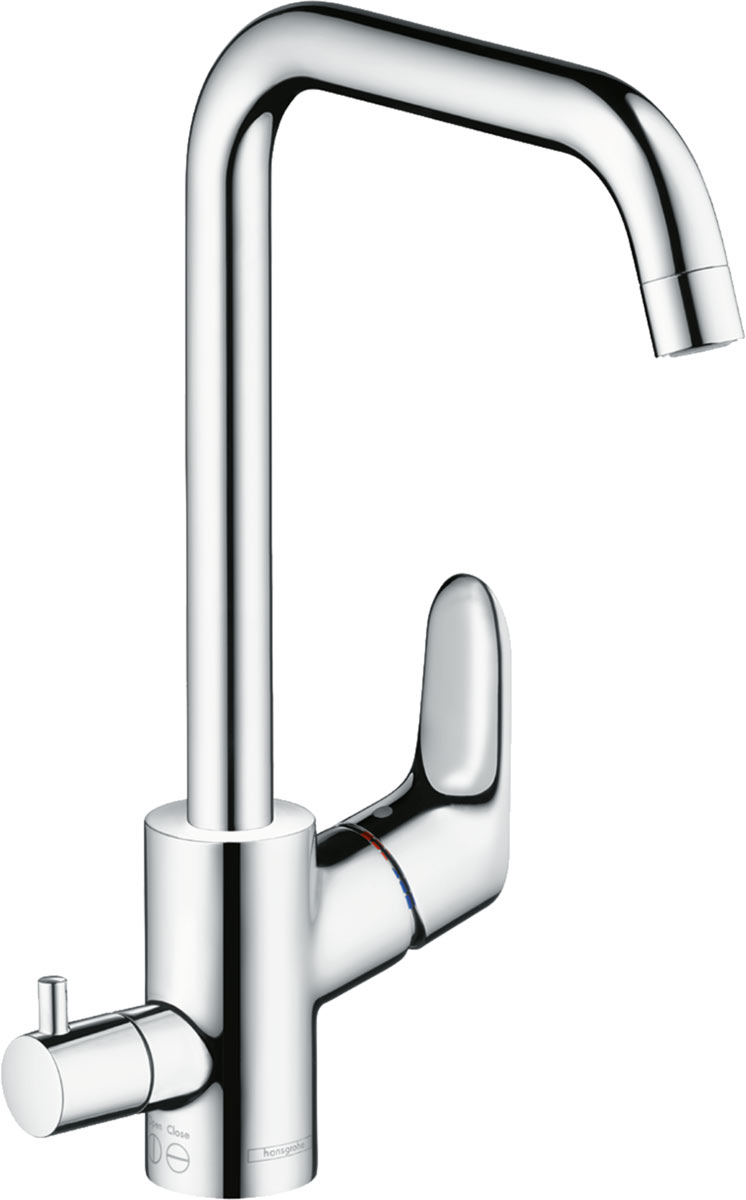 Hansgrohe Focus M41 Egykaros konyhai csaptelep elzárószeleppel 