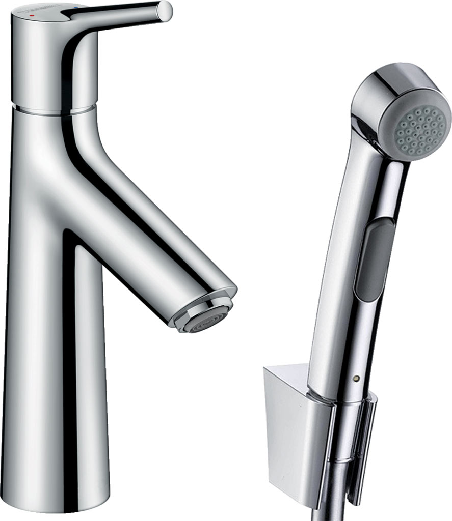 Hansgrohe Talis S Egykaros mosdócsaptelep bidette kézizuhannyal és 160 cm zuhanycsővel 
