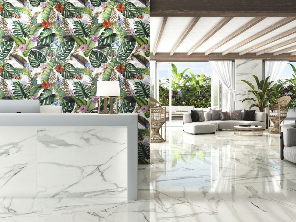 Ape Calacatta Borghini Kőhatású járólap 