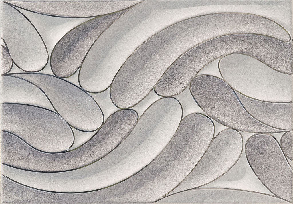 Arte Zelandia grey dekorcsempe 36 x 25