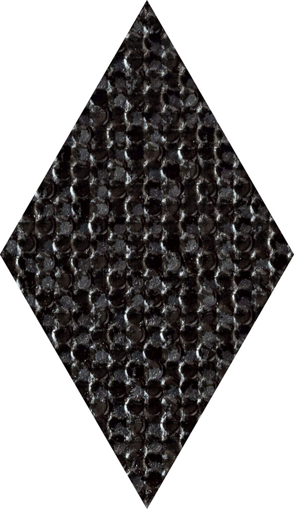 Arte Coralle Diamond Black falicsempe 11,2 x 9,6 cm