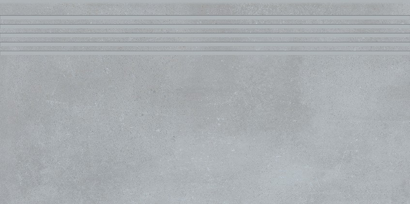 Cersanit Velvet Concrete Light Grey Matt ND1110-025 lépcsőlap 29,8x59,8 cm