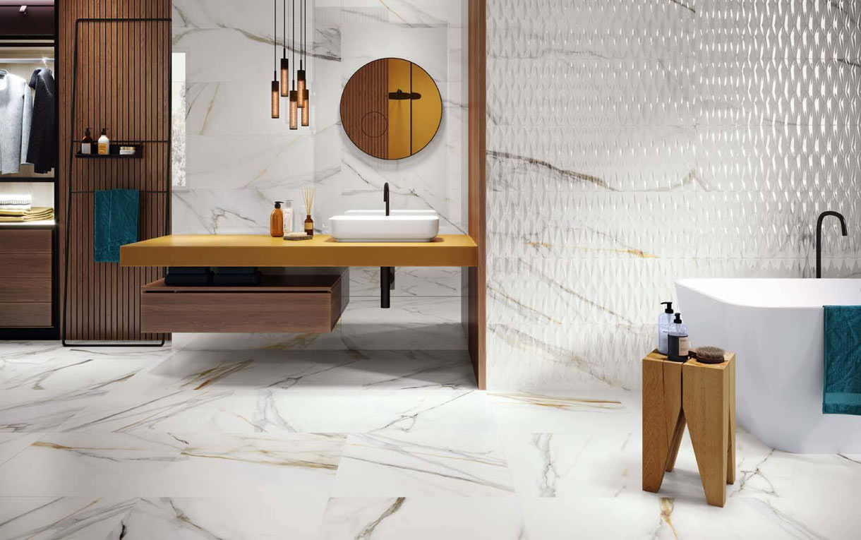 Colorker Calacatta Gold Falburkolat 