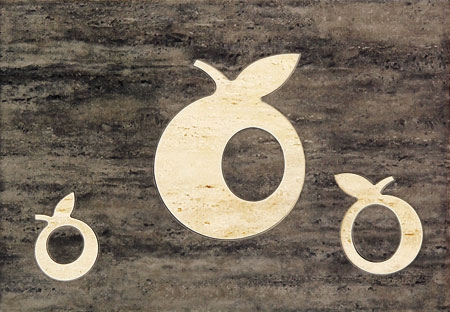 Domino dekorcsempe Domino Toscana braz Apple