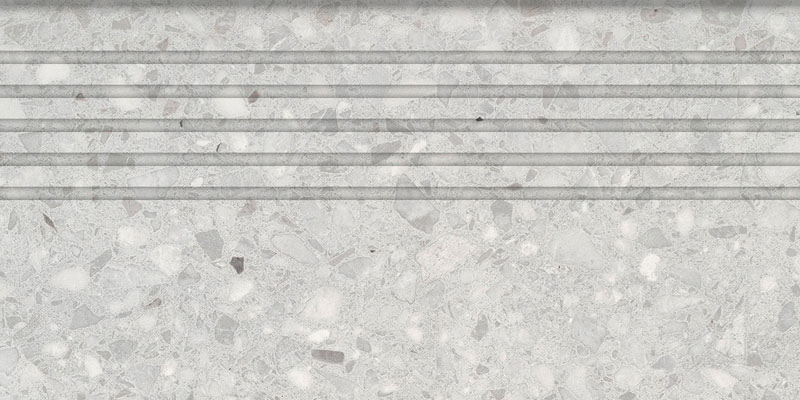 Tubadzin Grey lépcsőlap 59,8x29,8 cm