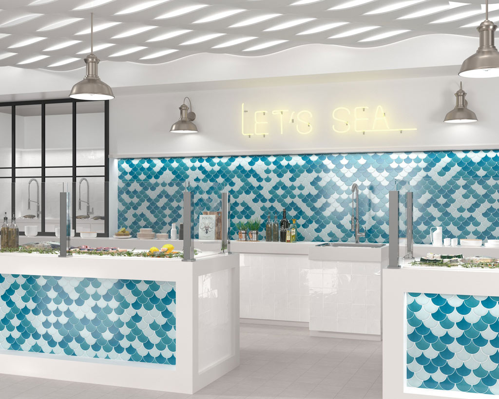 Dune Glass Mosaics Konyhai burkolólap 