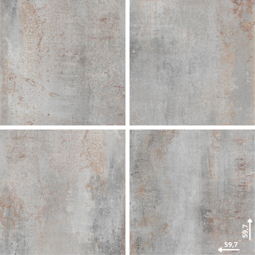Ceramica Limone Hera Grey Lap padlólap 59,7x59,7 cm