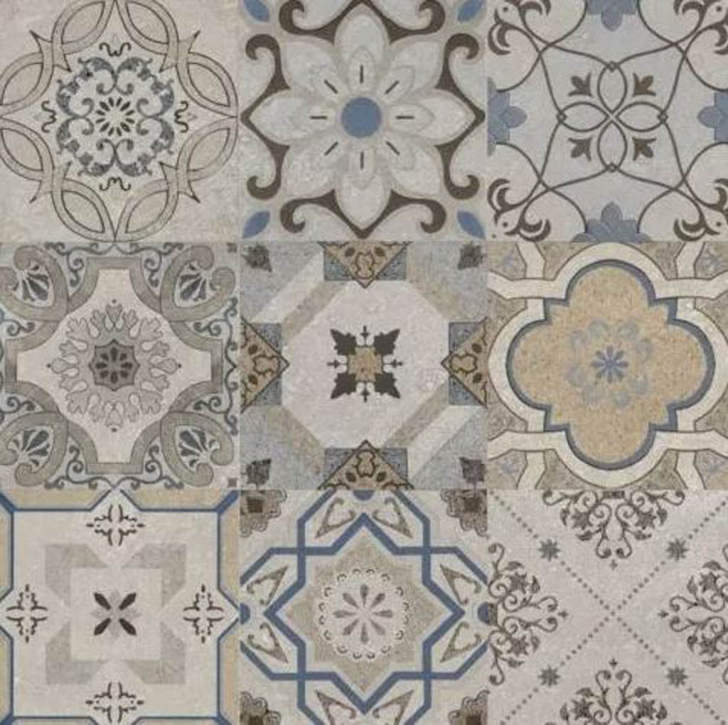 60x60 S Patchwork matt járólap és falburkolat