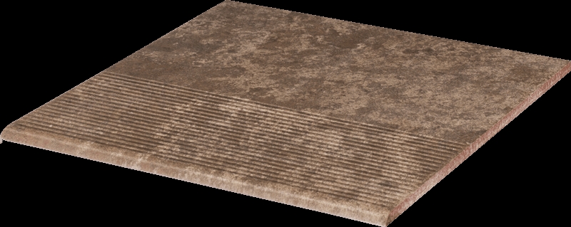 Paradyz Ilario Brown Stopnica Prosta lépcsőlap 30 x 30