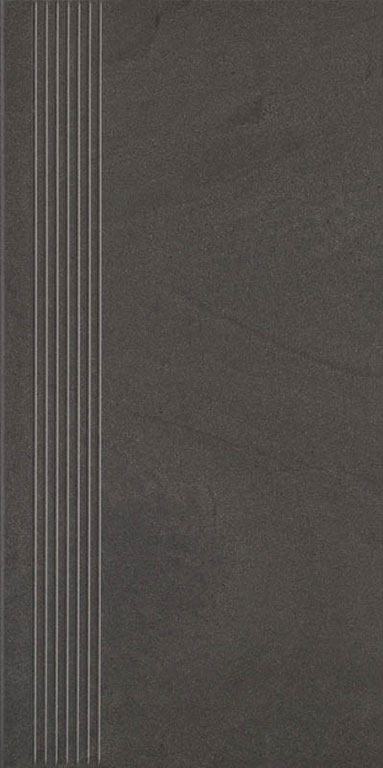 Paradyz Rockstone Grafit Mat lépcsőlap 29,8 x 59,8