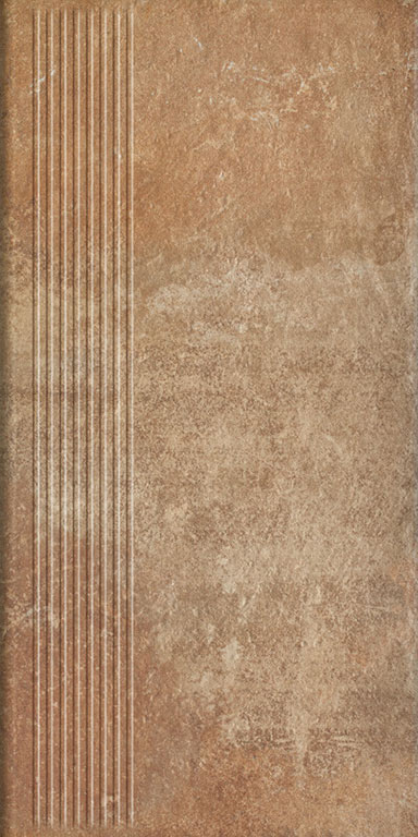 Paradyz Scandiano Rosso Stopnica Prosta lépcsőlap 30 x 60