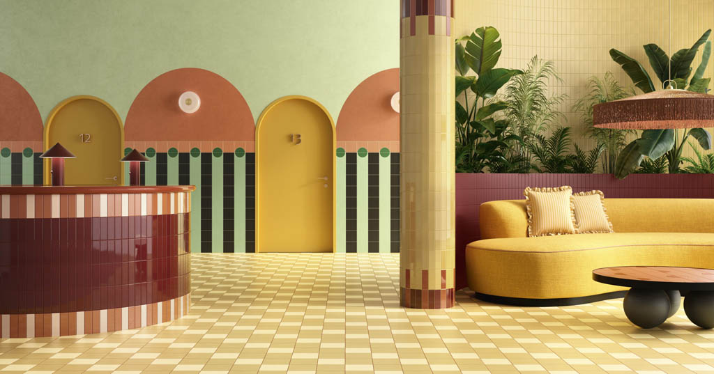 Quintessenza Fargblock 15×15 Klasszikus járólap