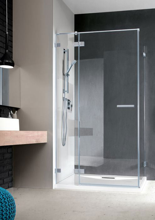 Radaway Euphoria KDJ 120 J átlátszó szögletes zuhanykabin