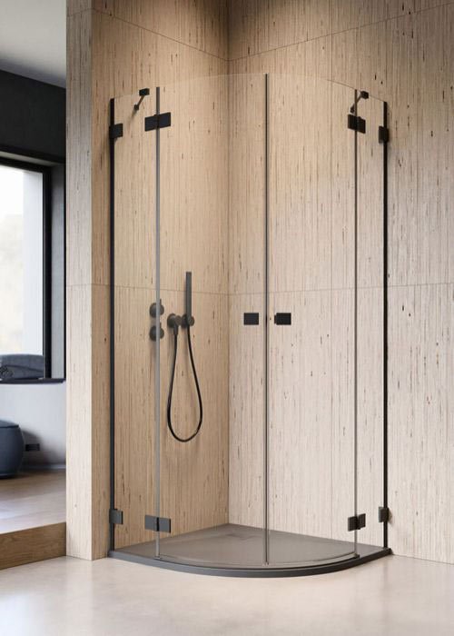 Radaway Essenza Pro Black PDD 100 B íves zuhanykabin