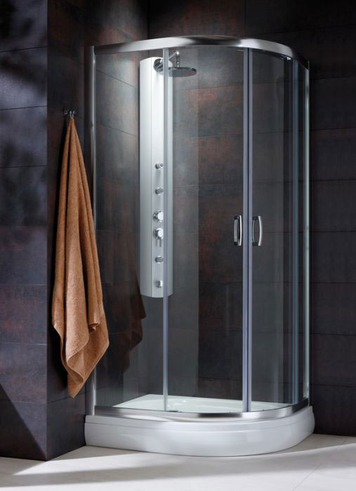 Radaway Premium Plus E1900 E 120x90 íves átlátszó zuhanykabin
