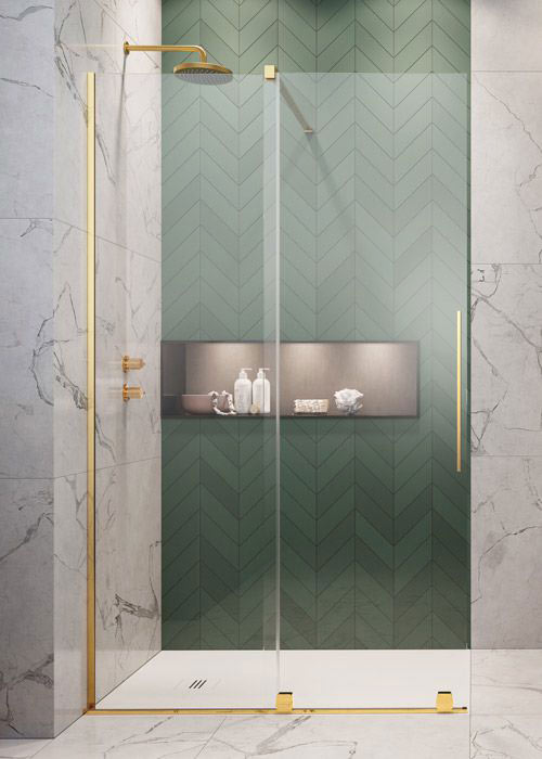 Radaway Furo Gold Walk-in 150 bal Walk-in zuhanyfal