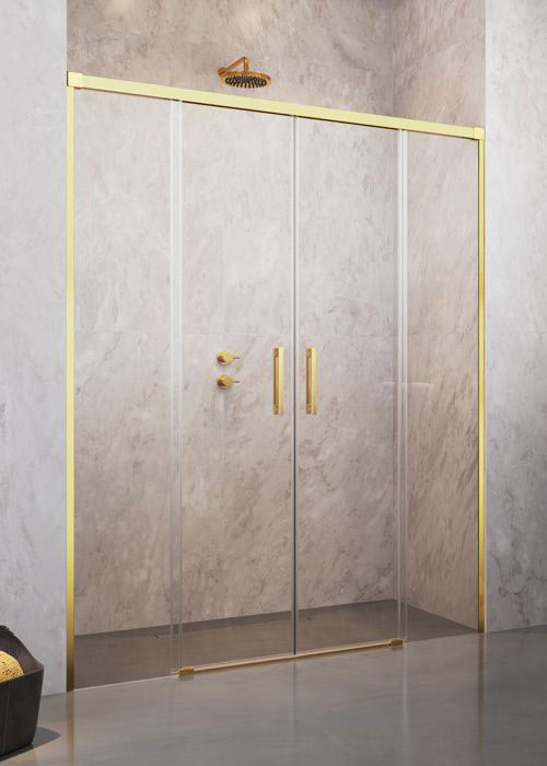 Radaway Idea Gold DWD 140 arany zuhanyajtó