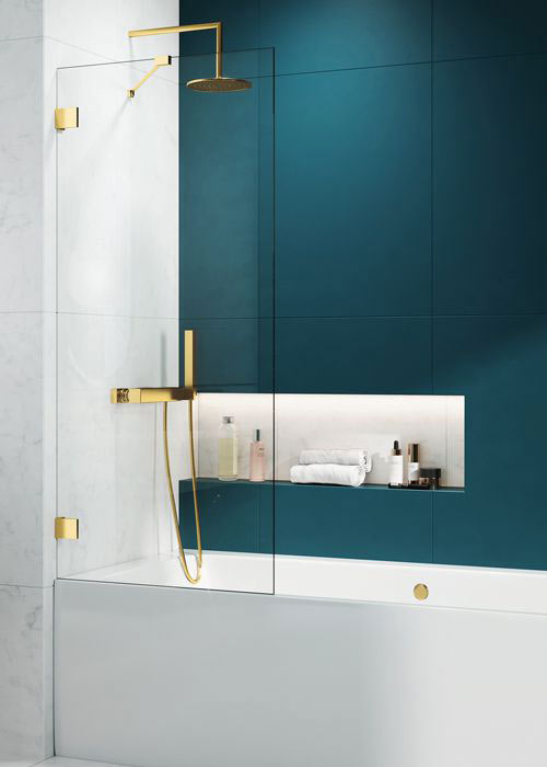 Radaway Essenza Pro Gold PNJ II 80 arany kádparaván