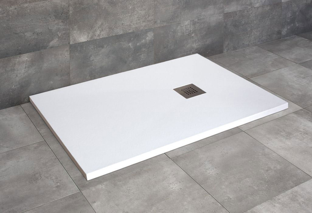 Radaway Kios F szögletes lapos fehér zuhanytálca 170x80
