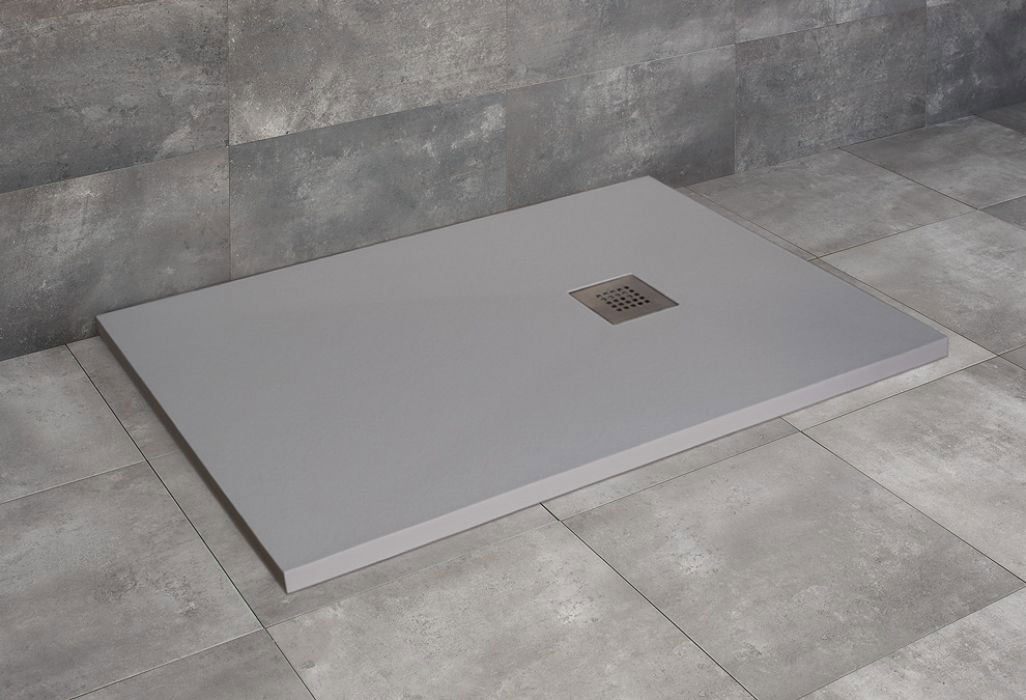 Radaway Kios F szögletes lapos szürke zuhanytálca 170x90