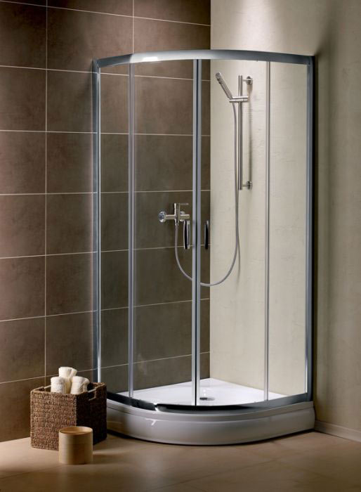 Radaway Premium Plus A1900 A 100 íves barna zuhanykabin