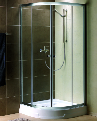 Radaway zuhanykabin Radaway Premium Plus A 90 barna 900 x 900