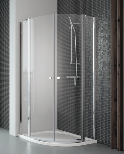 Radaway zuhanykabin Radaway Eos II PDD 100 J átlátszó