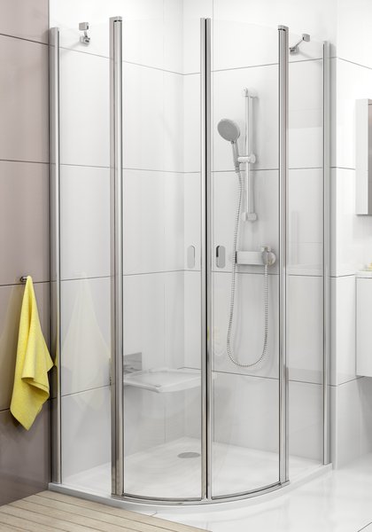 Ravak zuhanykabin Ravak Chrome CSKK4-90 fehér transparent
