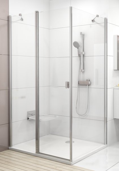 Ravak zuhanykabin Ravak Chrome CPS-100 szatén transparent