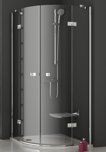 Ravak zuhanykabin Ravak SmartLine SMSKK4-80 fényes transparent