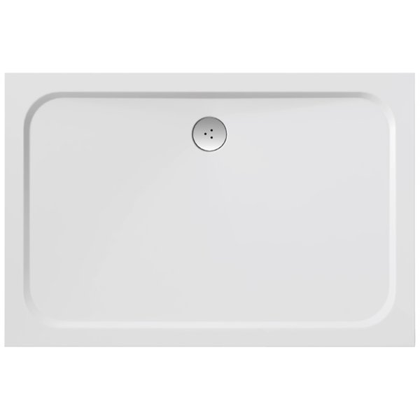 Ravak zuhanytálca Ravak Galaxy Pro Chrome Gigant Pro 120x80 fehér 