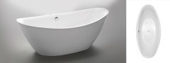 Wellis Arezzo White Térben álló kád 180