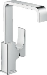Hansgrohe Metropol Egykaros mosdócsaptelep 230 karos fogantyúval, push-open lefolyó-garnitúrával 