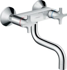 Hansgrohe Logis M32 Kétkaros konyhai csaptelep fali szereléshez 