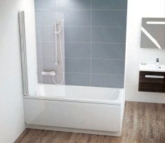 Ravak CVS1-80 kádparaván Jobb ( szatén + Transparent ) 