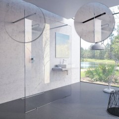 Ravak Walk-In Free zuhanyfal 140 ( Transparent ) 