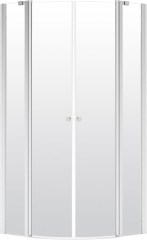 Deante Alpinia félkör alakú zuhanykabin 90 cm 