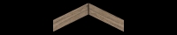 Ceramica Limone Porto Brown padlólap és falburkolat 8x40 cm