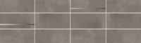 Ceramica Limone Town Grey Mosaic dekorcsempe 25x75 cm