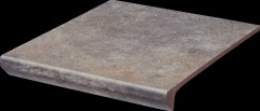 Paradyz Viano Grys Kapinos Stopnica Prosta lépcsőlap 30 x 33