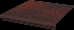Paradyz Cloud Brown Kapinos Stopnica Prosta lépcsőlap 29,9 x 33