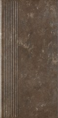 Paradyz Ilario Brown Stopnica Prosta lépcsőlap 30 x 60
