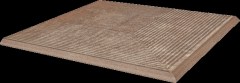 Paradyz Scandiano Rosso Stopnica Narozna lépcsőlap 30 x 30