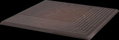 Paradyz Semir Rosa Stopnica Narozna lépcsőlap 30 x 30