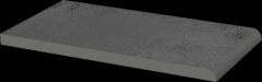 Paradyz Semir Grafit Parapet lépcsőlap 13,5 x 24,5