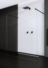 Radaway Modo New Black I 130 Walk-in zuhanyfal