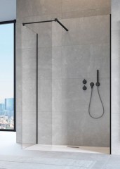 Radaway Modo New Black II 115 Walk-in zuhanyfal