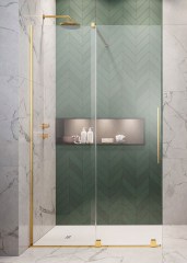 Radaway Furo Gold Walk-in 90 bal Walk-in zuhanyfal